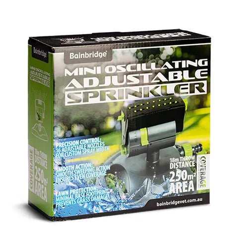 18986 - Hardware - Mini Oscillating Sprinkler with 16 Adjustable Nozzles - Austral Ag