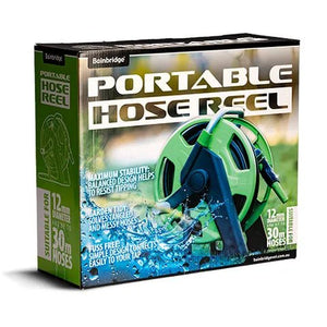 18987 - Hardware - Portable Garden Hose Reel - Retractable with Crank - Austral Ag