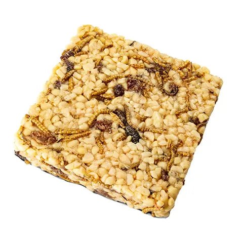 18991 - Supplementation - Chicken Treat - Flock Blocks with Dried Mealworms - Mealworms, Peanuts & Raisins - Austral Ag