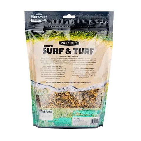 18994 - Supplementation - Chicken Treat - Surf and Turf - Black Soldier Fly Larvae and Shrimp - 250g - Austral Ag