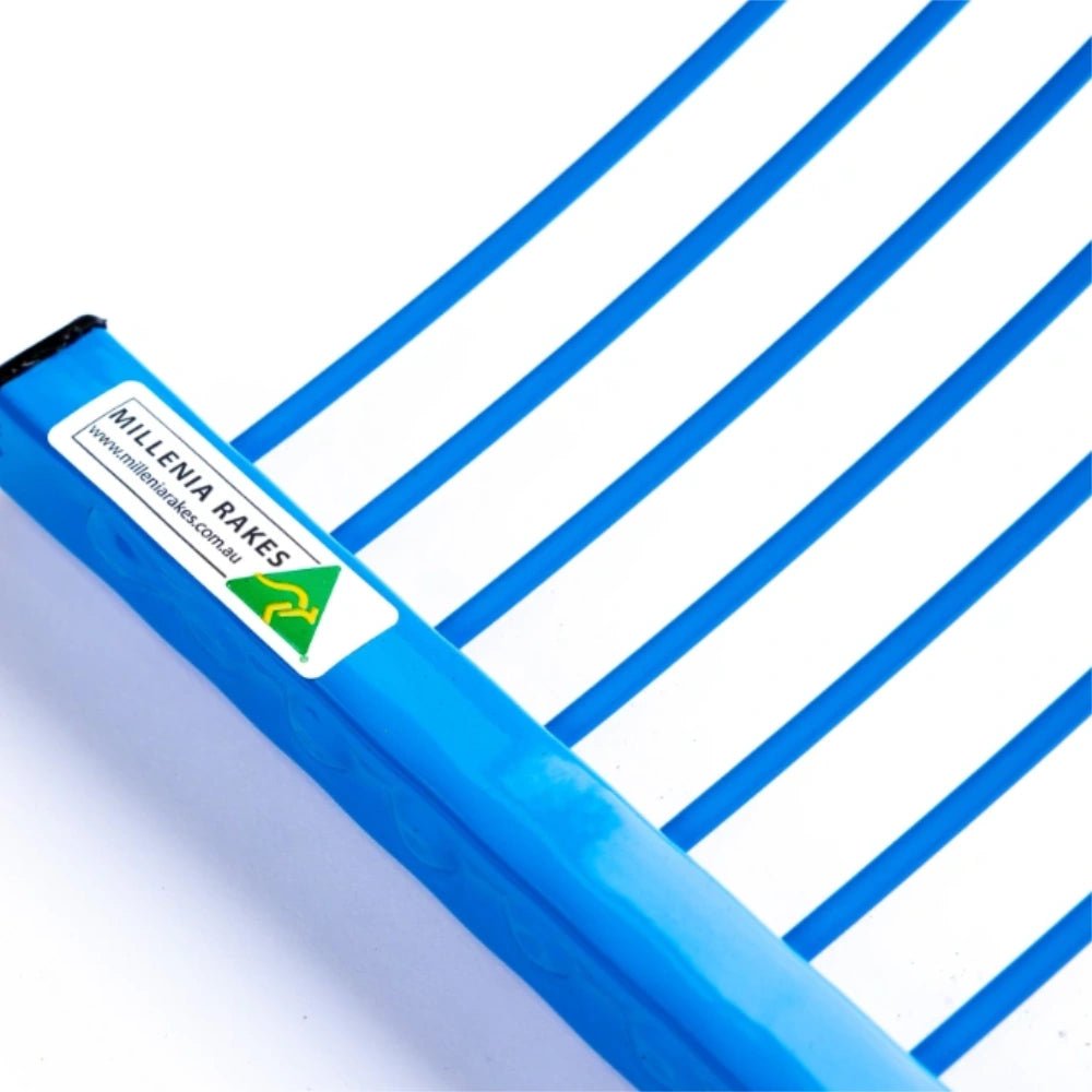 19026- Hardware-Millenia Stable Fork - Classic Rake-Blue - Austral Ag