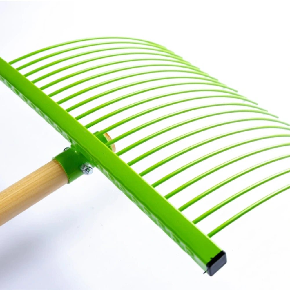 19027- Hardware-Millenia Stable Fork - Classic Rake-Green - Austral Ag