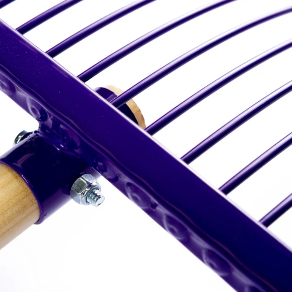 19029- Hardware-Millenia Stable Fork - Classic Rake-Purple - Austral Ag