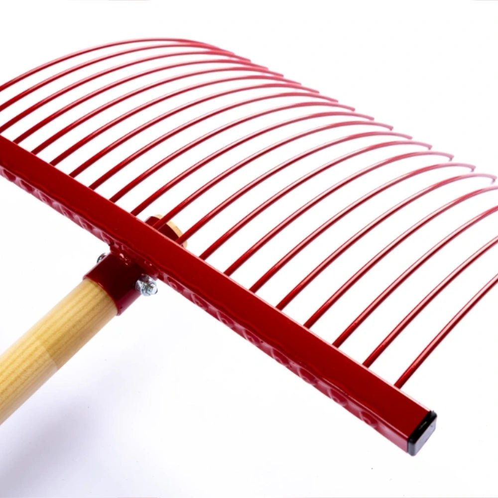 19030- Hardware-Millenia Stable Fork - Classic Rake-Red - Austral Ag