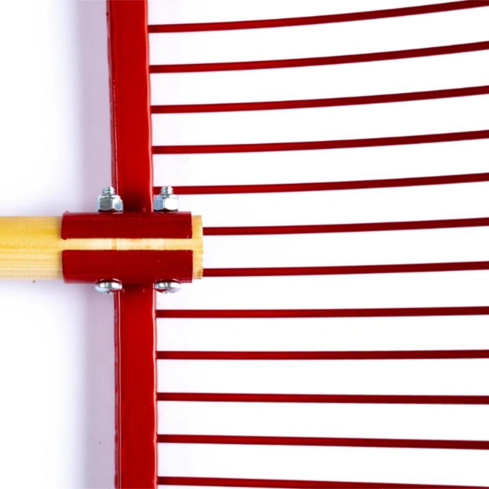19030- Hardware-Millenia Stable Fork - Classic Rake-Red - Austral Ag