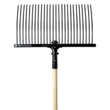 19031- Hardware-Millenia Stable Fork - Jumbo Rake-Black - Austral Ag