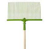 19033- Hardware-Millenia Stable Fork - Jumbo Rake-Green - Austral Ag
