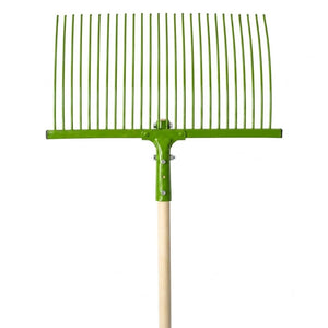 19033- Hardware-Millenia Stable Fork - Jumbo Rake-Green - Austral Ag