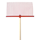 19036- Hardware-Millenia Stable Fork - Jumbo Rake-Red - Austral Ag