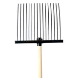 19037- Hardware-Millenia Stable Fork - Junior Rake-Black - Austral Ag