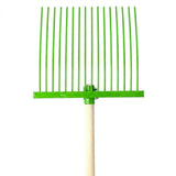 19039- Hardware-Millenia Stable Fork - Junior Rake-Green - Austral Ag