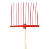 19042- Hardware-Millenia Stable Fork - Junior Rake-Red - Austral Ag
