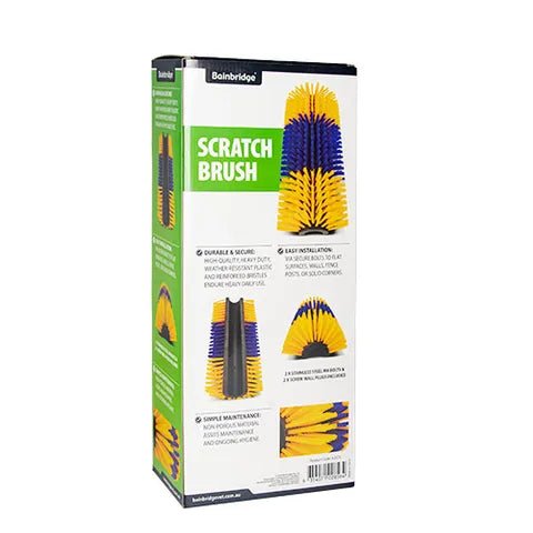 19103- Livestock-Scratch Brush - Polyamide Bristle-Flexible - Austral Ag
