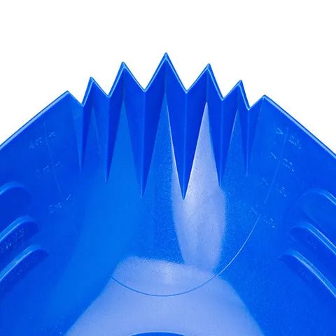 19213- Animal Accessories-Feed Scoop with Teeth-Blue - Austral Ag
