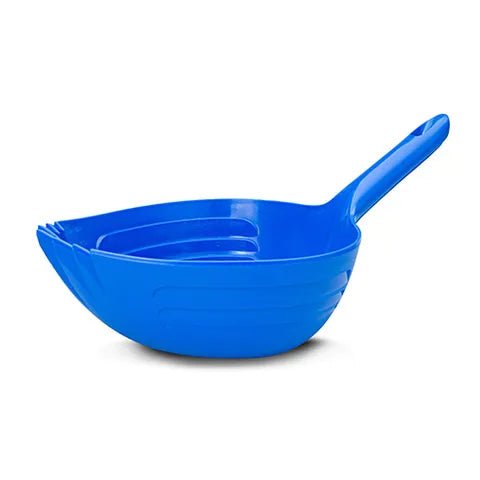 19213- Animal Accessories-Feed Scoop with Teeth-Blue - Austral Ag