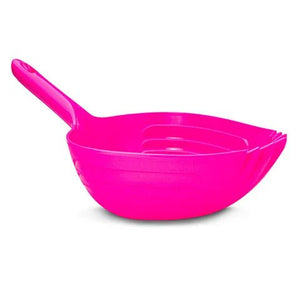 19214- Animal Accessories-Feed Scoop with Teeth-Pink - Austral Ag