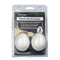 19262- Animal Accessories-Plastic Nesting Eggs - Poultry-Large (Poultry) - 2 Pack - Austral Ag
