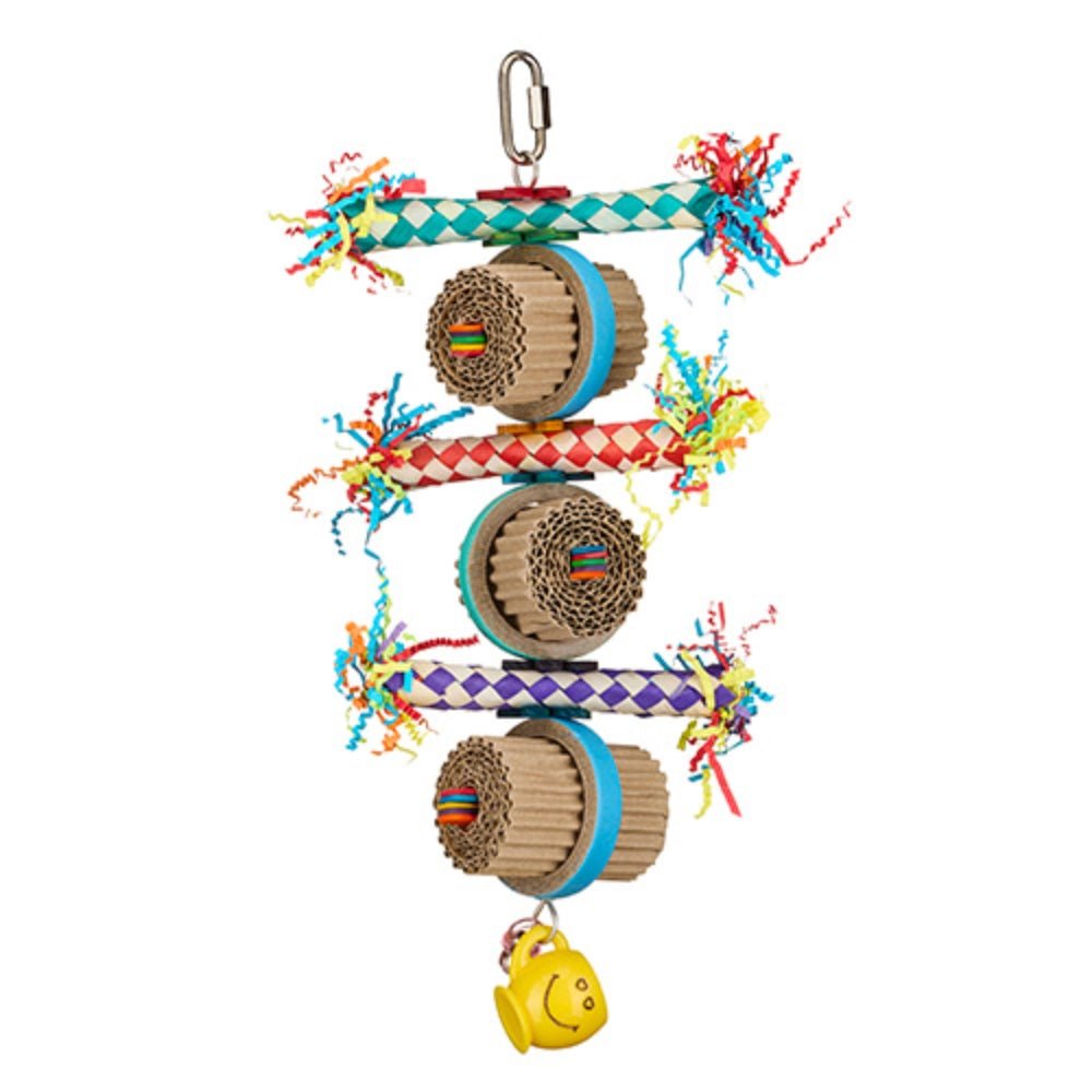 19264- Animal Accessories-Bird Toy - Destructive - Fiesta Rolls - Austral Ag