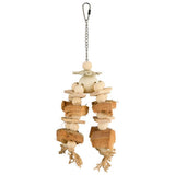 19275- Animal Accessories-Bird Toy - Naturals - Wood Marble Chime - Austral Ag