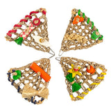 19276- Animal Accessories-Bird Toy - Naturals - Pizza Party - 4Pk - Austral Ag
