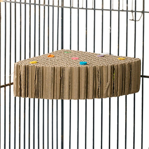 19289- Animal Accessories-Bird Toy - Destructive - Corner Cardboard Treat N Seek - Austral Ag