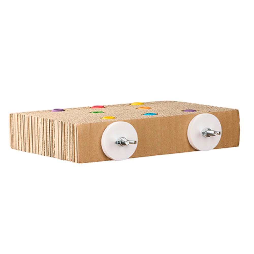 19290- Animal Accessories-Bird Toy - Destructive - Cardboard Treat N Seek - Austral Ag