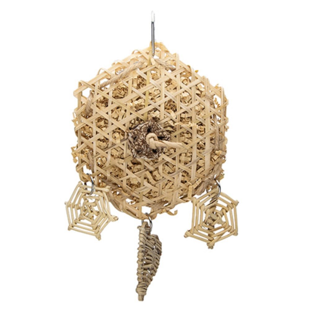 19293- Animal Accessories-Bird Toy - Naturals - Bamboo Dream Catcher - Austral Ag