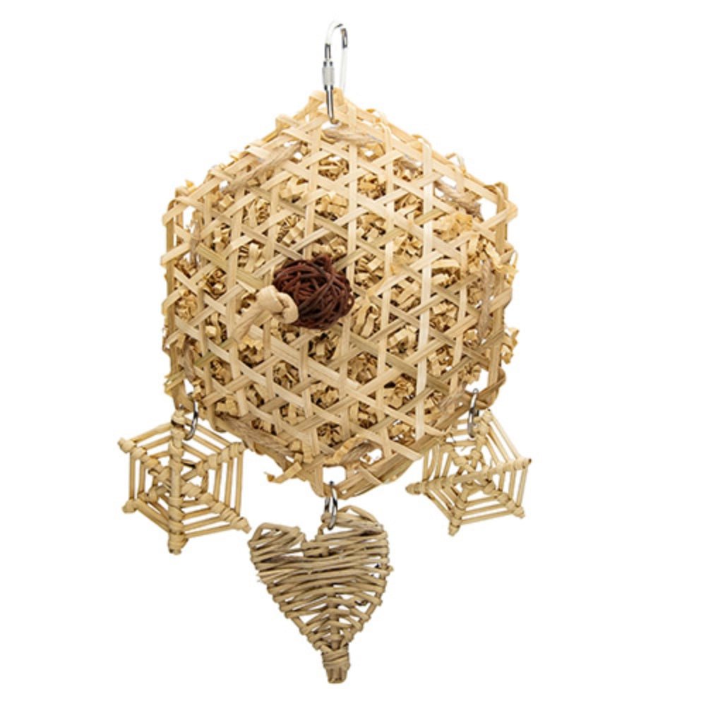 19293- Animal Accessories-Bird Toy - Naturals - Bamboo Dream Catcher - Austral Ag