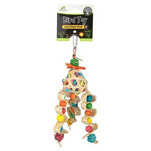 19300- Animal Accessories-Bird Toy - Destructive - Tamale Trio Drops - Austral Ag
