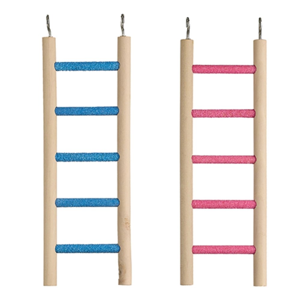 19307- Animal Accessories-Bird Ladder - Cement Grit-5 Step - Austral Ag