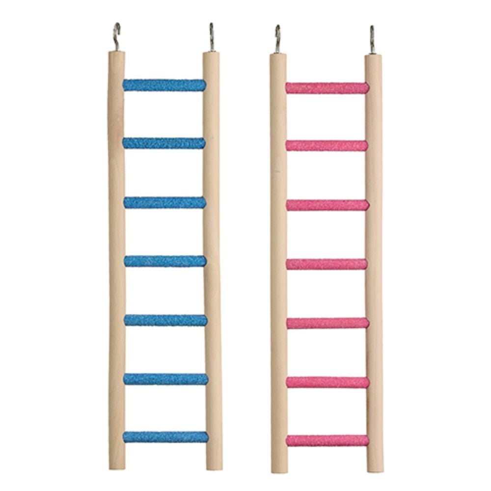 19308- Animal Accessories-Bird Ladder - Cement Grit-7 Step - Austral Ag