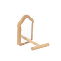19310- Animal Accessories-Bird Toy - Perch - Wooden Mirror - Austral Ag