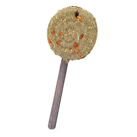 19336- Supplementation-Small Animal Treat - Timothy Hay Lollipop-Carrot - Austral Ag