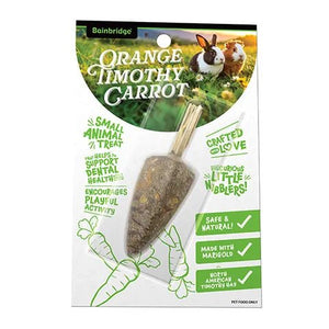 19338- Supplementation-Small Animal Treat - Orange Timothy Hay Carrot - Austral Ag