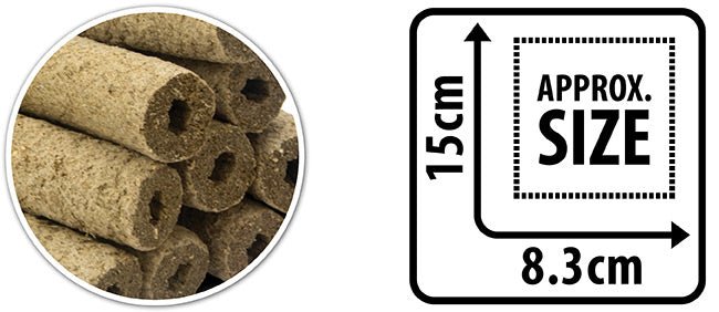 19350- Supplementation-Small Animal Treat - Timothy Hay Puffed Sticks-Natural - Austral Ag