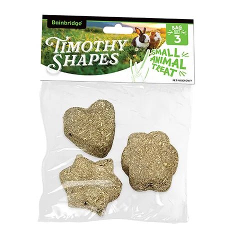 19352- Supplementation-Small Animal Treat - Timothy Hay Shapes - Austral Ag