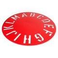 19357- Hardware-Clockface Stencil - Reusable Marking Template-A-M Only - Austral Ag