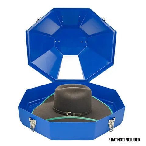 19372- Hardware-Western Hat Carrier - Hard Case Storage Box-Purple - Austral Ag