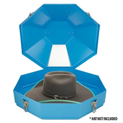 19372- Hardware-Western Hat Carrier - Hard Case Storage Box-Purple - Austral Ag