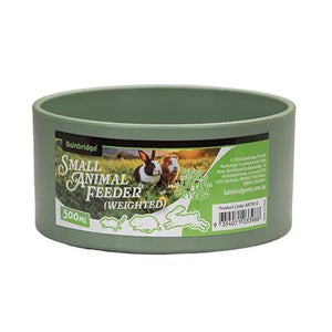 19452- Animal Accessories-Small Animal Feeder - Round Weighted Bowl - 500ml-Green - Austral Ag