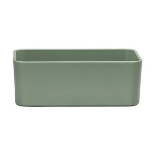 19454- Animal Accessories-Small Animal Feeder - Rectangular Weighted Bowl - 500ml-Green - Austral Ag