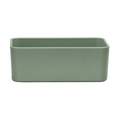 19454- Animal Accessories-Small Animal Feeder - Rectangular Weighted Bowl - 500ml-Green - Austral Ag