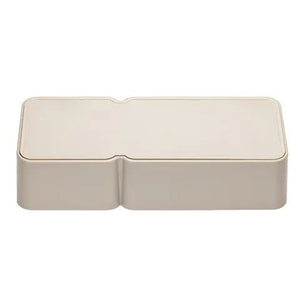 19455- Animal Accessories-Small Animal Feeder - Double Rectangular Weighted Bowl - 750ml-Brown - Austral Ag