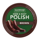 19468- Hardware-Oakwood Shoe and Boot Polish - 65g-Brown - Austral Ag