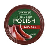 19470- Hardware-Oakwood Shoe and Boot Polish - 65g-Tan - Austral Ag