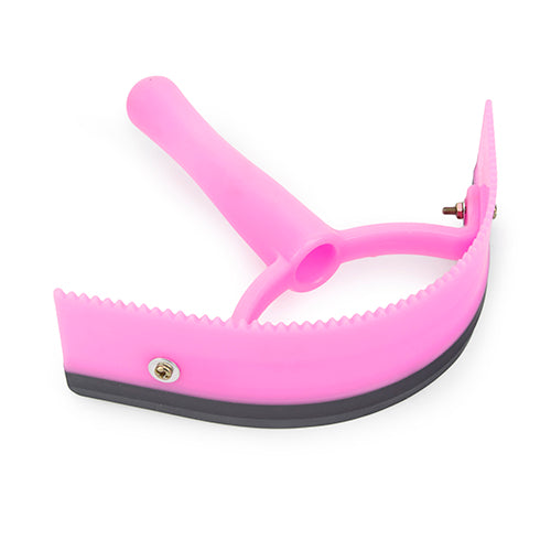 2 in 1 Sweat Scraper and Curry Comb - Animal Accessories Bainbridge Pty Ltd Pink & Grey