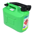 18410 - Hardware - 2 stroke Jerry Can Squat Style - 5L - Green - Austral Ag
