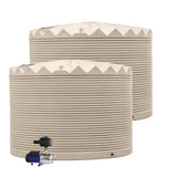 DEAL25Q412V2 - Tanks - 2 x 22,500L Rainwater Tanks + Pump - Merino (Paperbark™) - Austral Ag