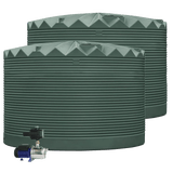 DEAL25Q407V1 - Tanks - 2 x 27,000L Rainwater Tanks + Pump - Rivergum (Wilderness™) - Austral Ag