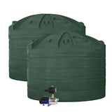 DEAL26Q107V2 - Tanks - 2 x 32,000L Rainwater Tanks + Pump - Rivergum (Wilderness™) - Austral Ag